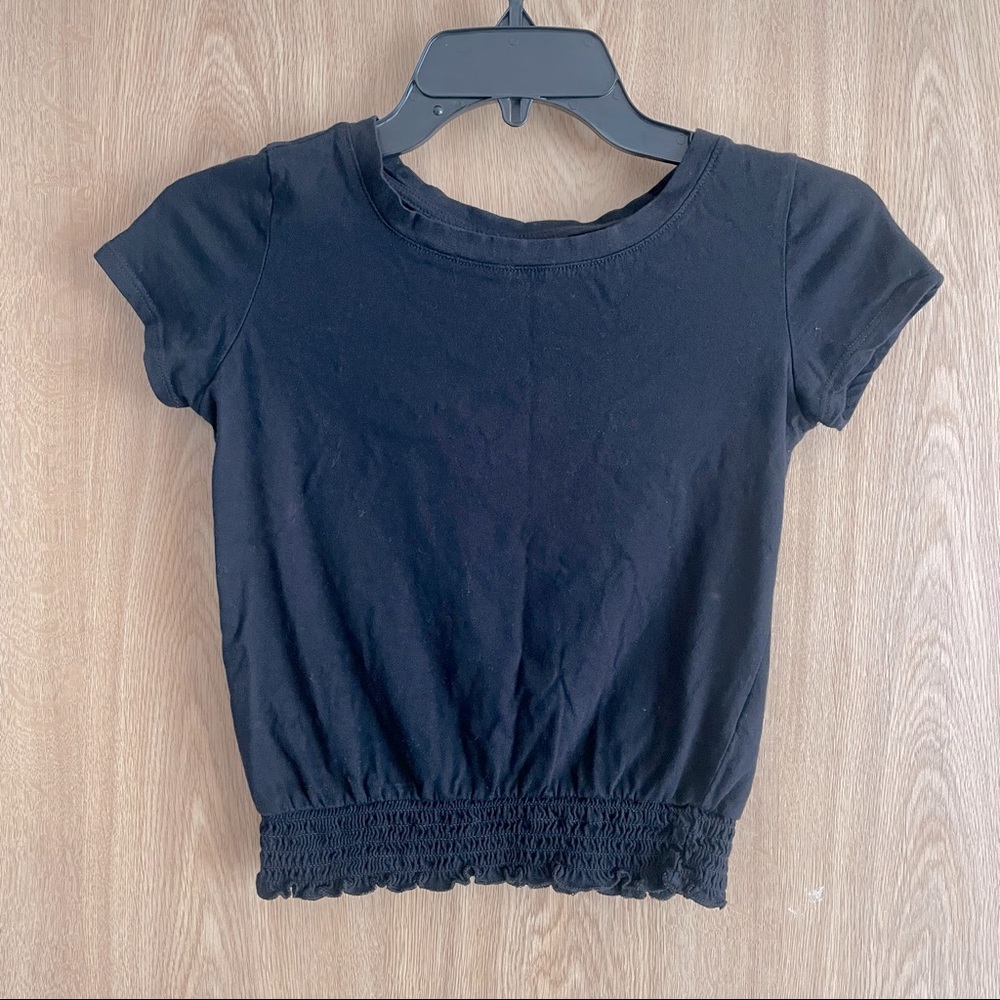 Black Crop Top